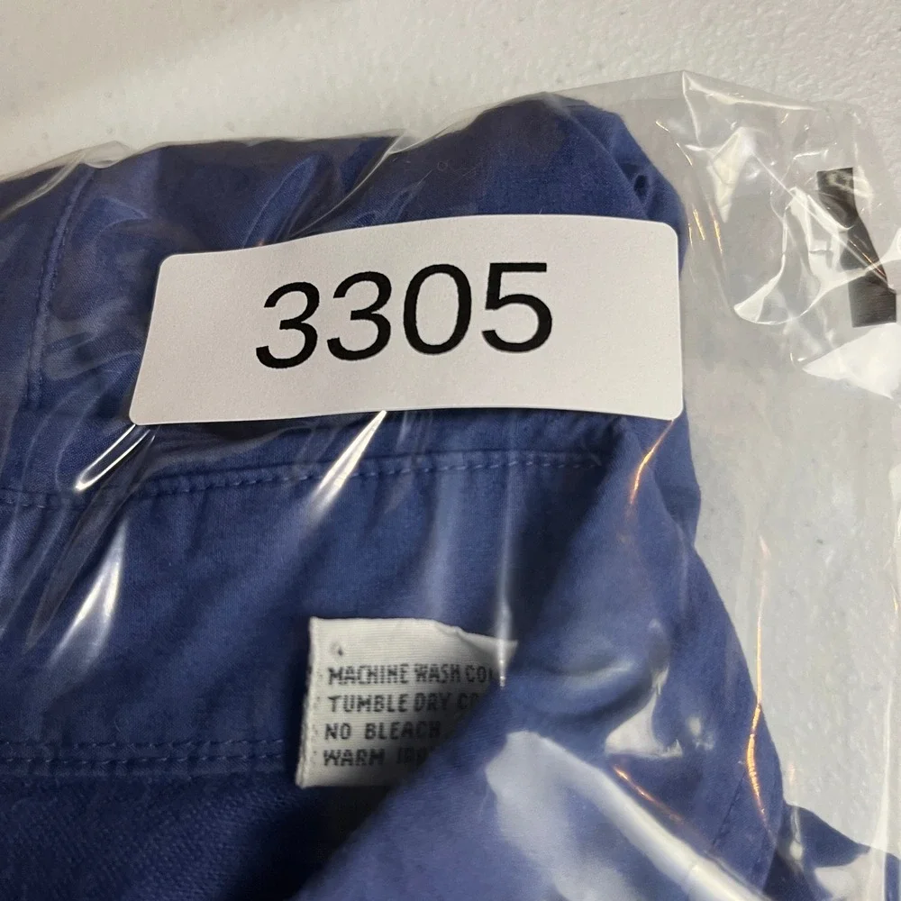 The North Face‎ Grand Tetons Button Up Shirt Long Sleeve Blue Cotton Size S